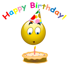 15 Best Happy Birthday Smileys - Party Theme | Smiley Symbol