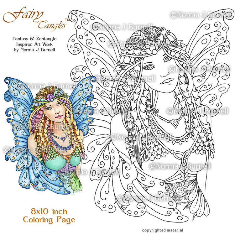Fairy Tangles: A Few New Fairy Tangles™ Coloring Pages for Your ... Fairy Tangles: A Few New Fairy Tangles™ Coloring Pages for Your ...