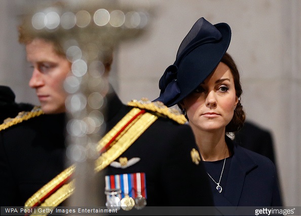  Catherine, Duchess of Cambridge attends a Service of Commemoration for troops who were stationed in Afghanistan 