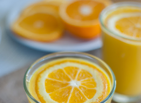 Smoothie pomarańczowo-dyniowe