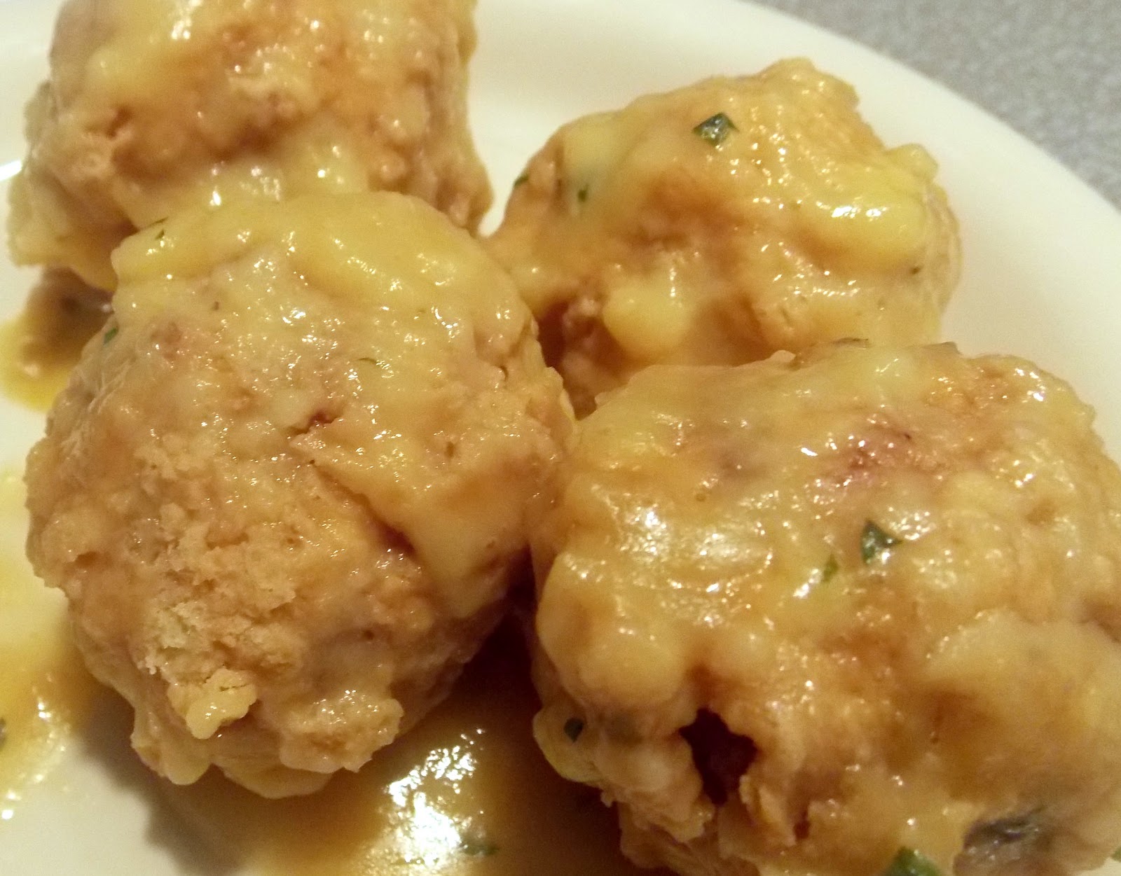 The Cupcake of Life Chicken Francese Meatballs