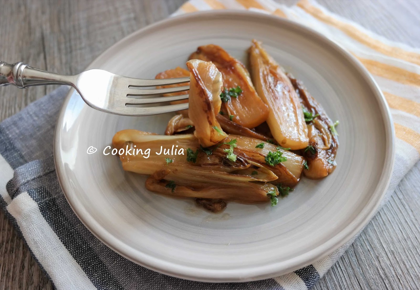 COOKING JULIA ENDIVES BRAISÉES AU BEURRE D'ORANGE