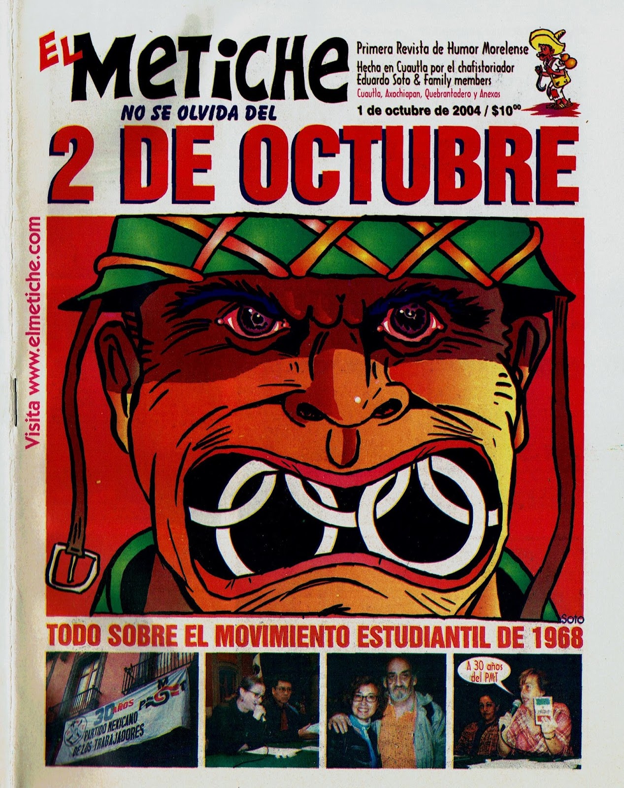 MUCAHI BASSOCO: 2 de octubre 1968 revista el metiche soto video carton caricaturas