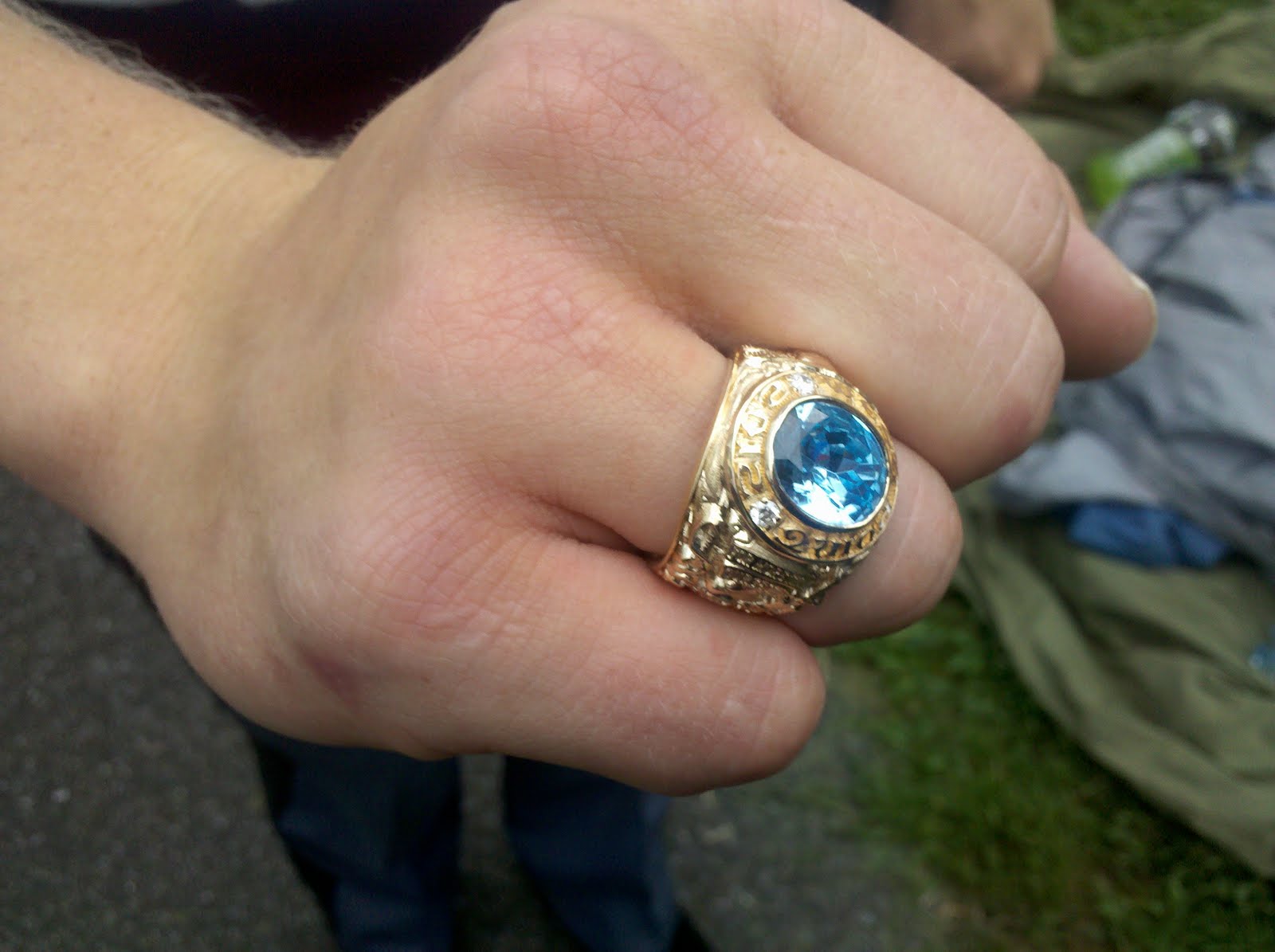 MyAwesomeOliveShoots A West Point weekend ring!