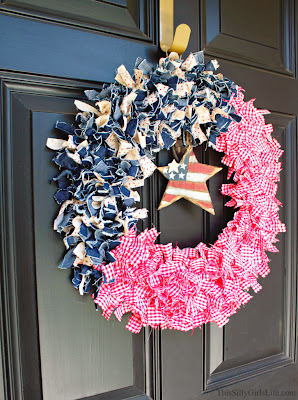 4th of July DIY Patriotic Wreath