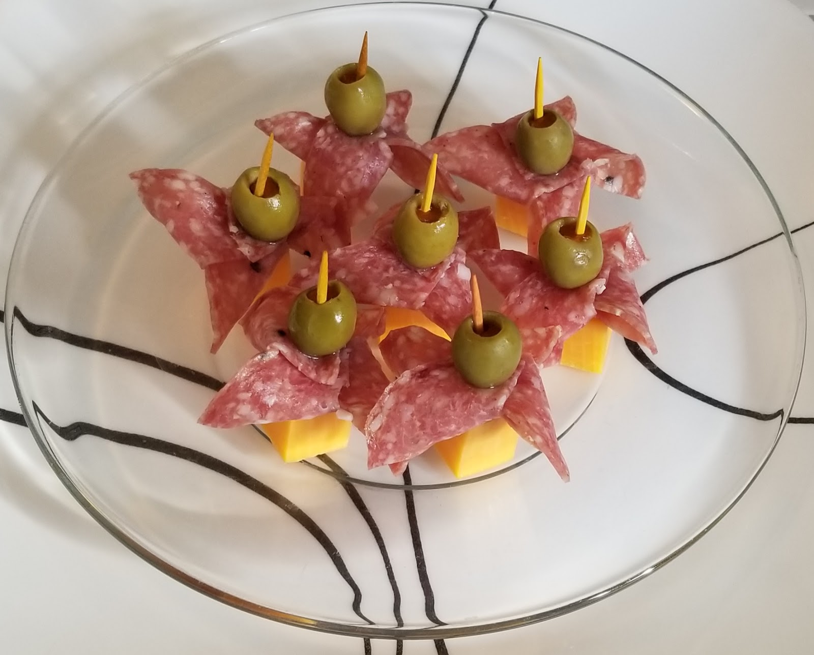 Carrie's Kitchen Creations Salami Pinwheels & Cheese Appetizers (KETO