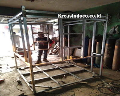 Pos Parkir Besi Pesanan PT Jumway Group Indonesia Serang Banten