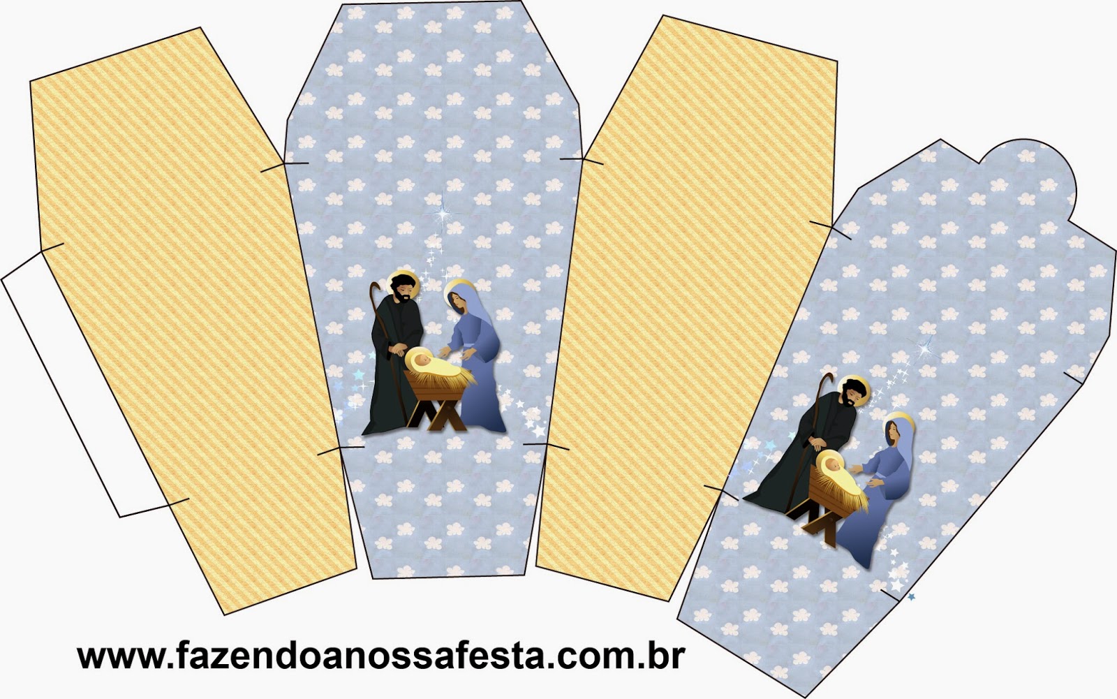 Belén Navideño: Cajas para Imprimir Gratis.