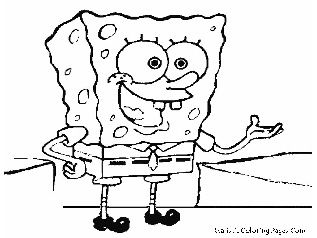 Spongebob Coloring Pages | Realistic Coloring Pages