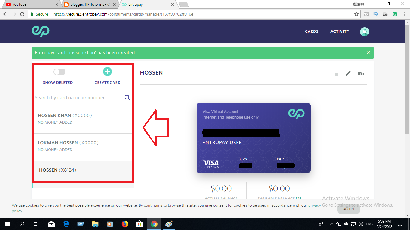 How To Get A free Reloadable Virtual Visa Card Hk tutorial