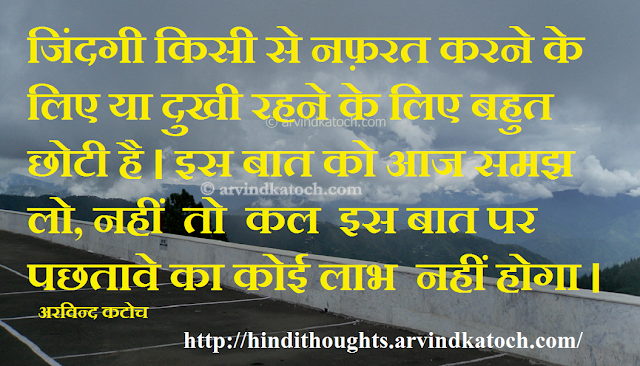 hate, short, life, sad, understand, benefit, regret, hindi thought, hindi quote