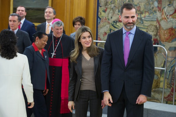 Princess Letizia attended an audience on the occasion of the 70th anniversary of Missionary childhood work