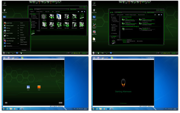 ALIENWARE SKIN PACK FOR WINDOWS 7 - Download Full Version