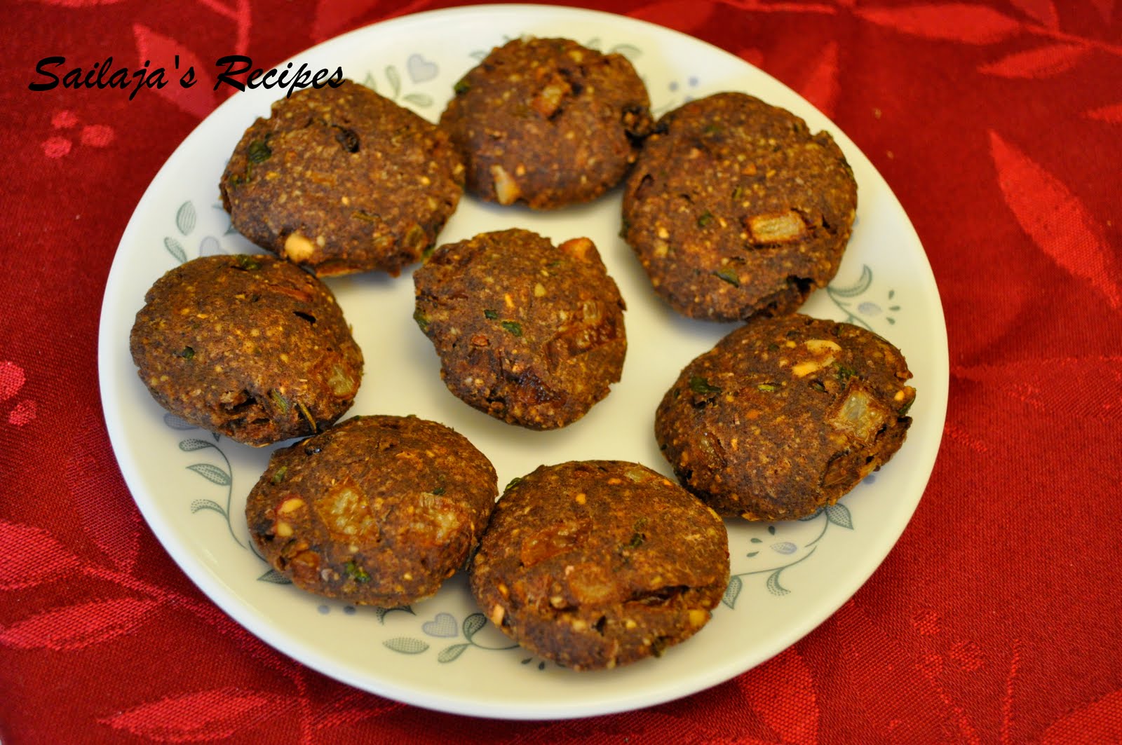 Sailaja's Recipes Ragi(Finger Millet) Vada