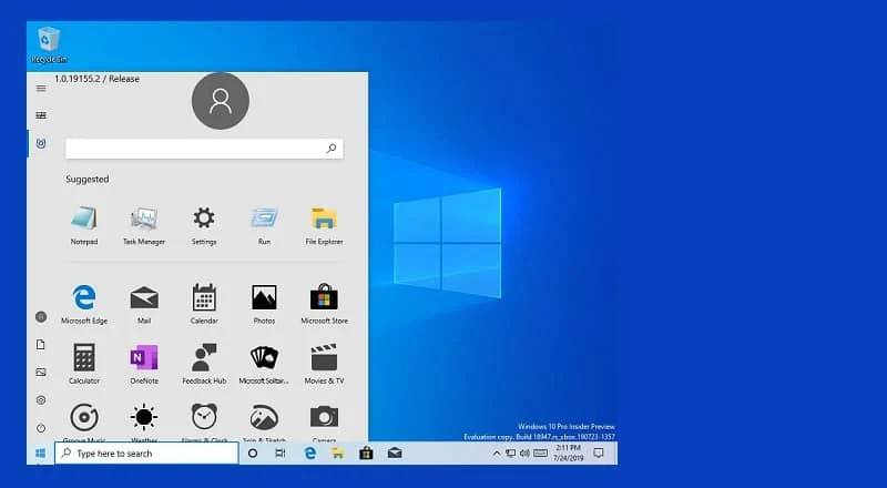 Microsoft accidentally released an internal Windows 10 build with a new Start Menu design