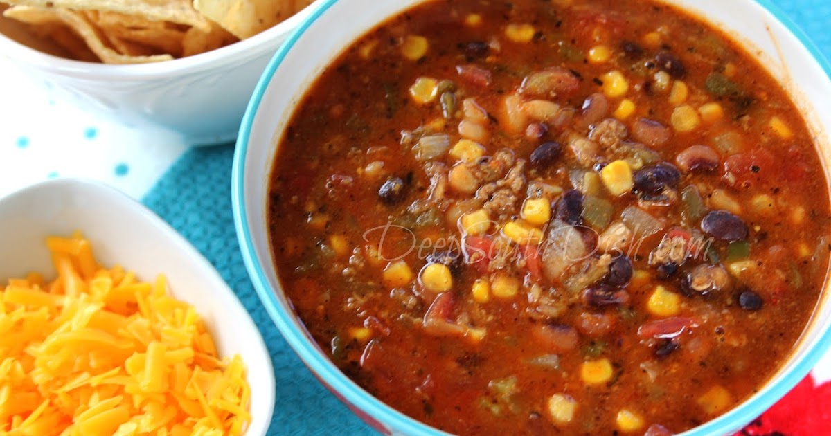Deep South Dish Turkey Chili with Beans
