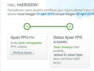 Cara Cek Hasil Verifikasi Berkas Ajuan PPG 2019 Pada Akun Simpatika