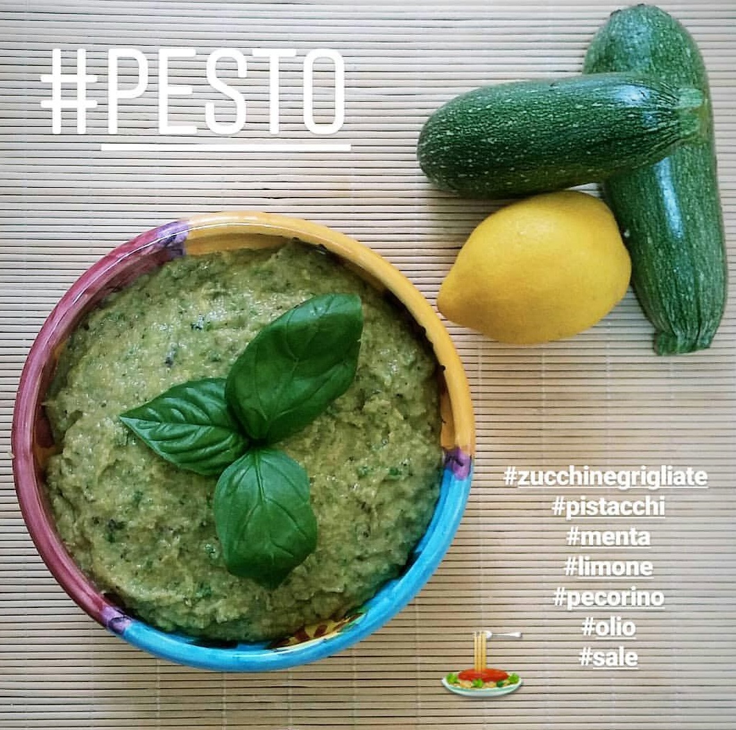 La Casa dei Dolcetti Pesto zucchine, pistacchi, menta e limone