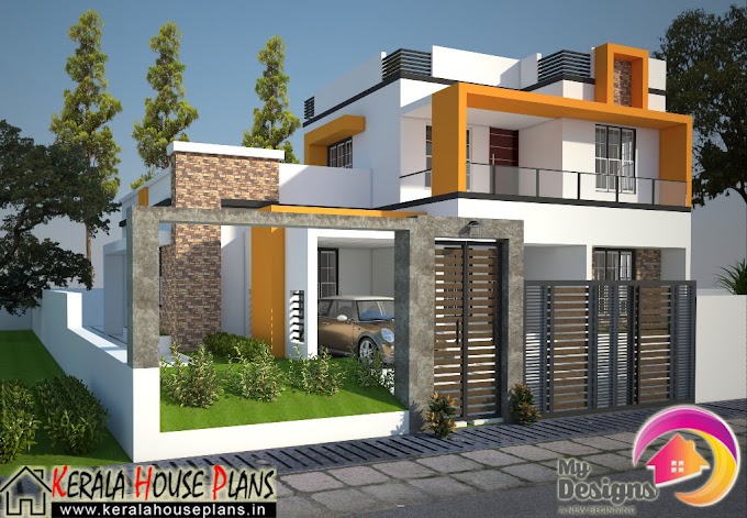 Kerala Contemporary House Design in 1830 Sq.ft