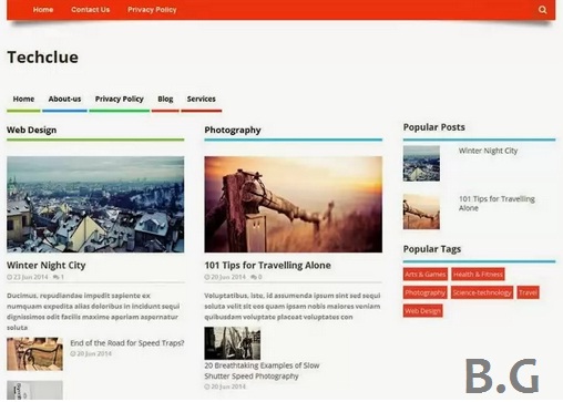 15 Top Collections Responsive Blogger Template for Magazine 2015