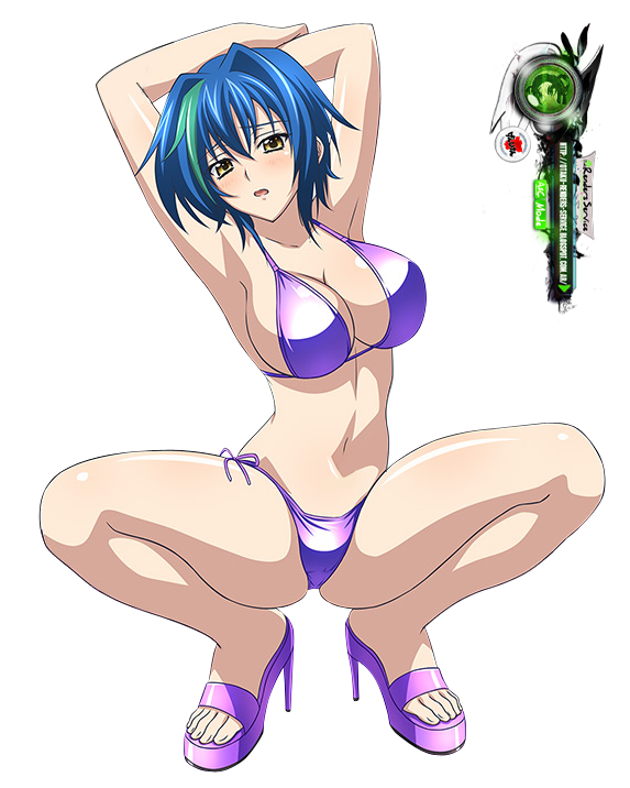 Highschool DxD:Xenovia Ultra Sexy Pose Bikini Render.