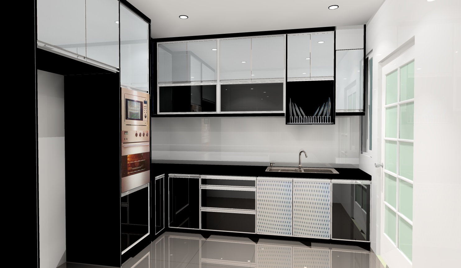 Ceritera Cinta & Kehidupan: kitchen cabinet::lukisan 3D