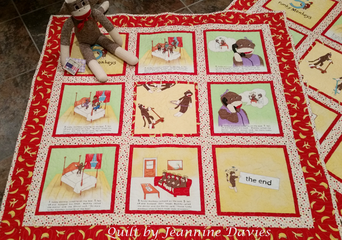 Soft book Panels to Quilts