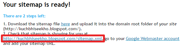 blog ke liye sitemap kaise create karte hain hindi me gyaan