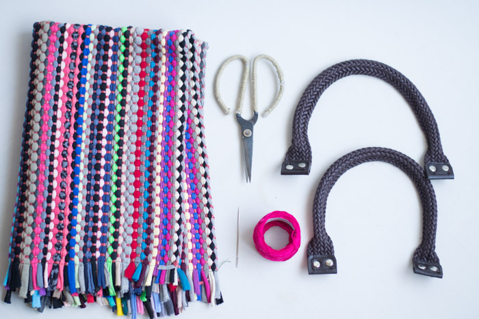 Bolsa para la compra con un salvamantel diy