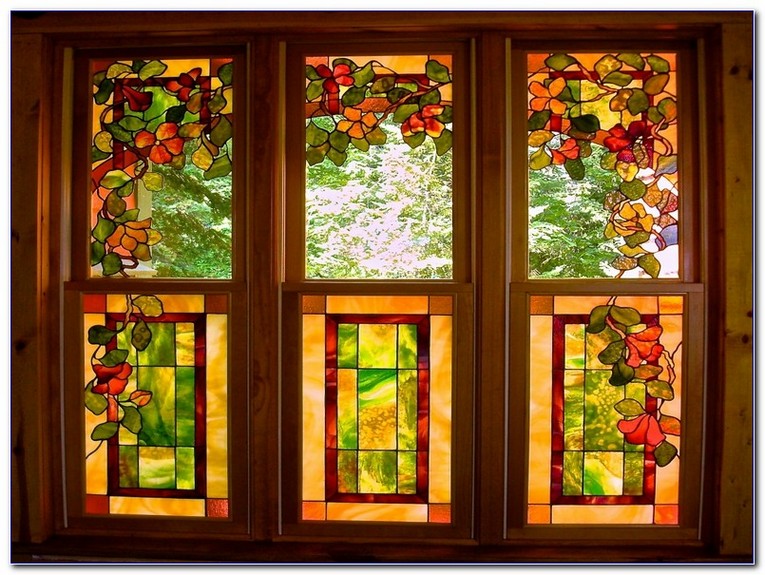 Faux Stained Glass Kits Windows Glass Designs