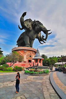 Estatua Elefante de 3 cabezas Samut Prakan