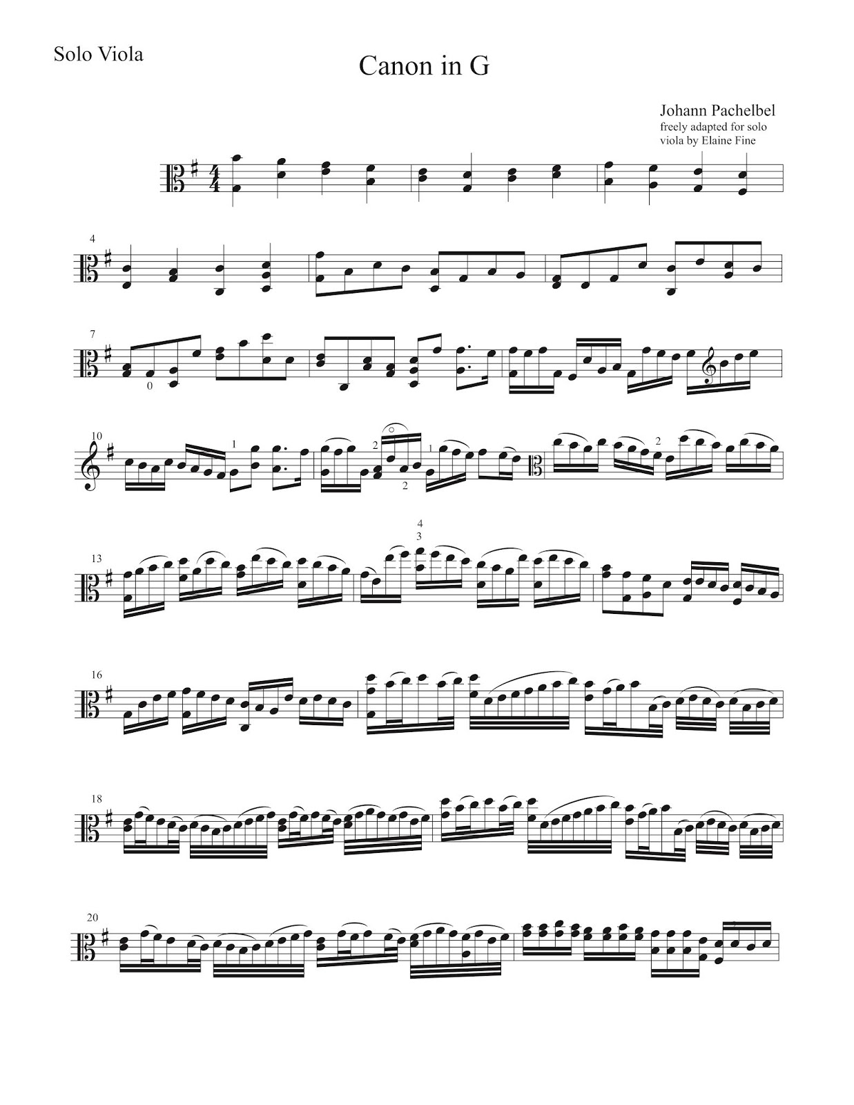 Canon In D Violin Pdf