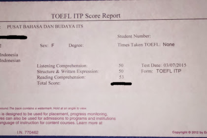 Cara Membedakan Sertifikat Toefl Itp Asli Dan Palsu