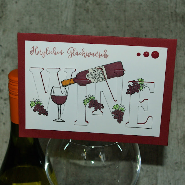 [DIY] Wine O´Clock: Glückwunschkarte für Wein-Liebhaber