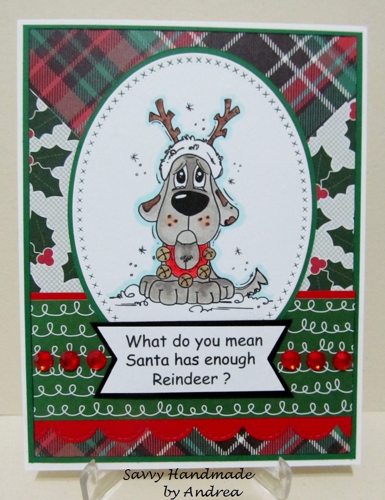 Savvy Handmade Cards Funny Christmas Card