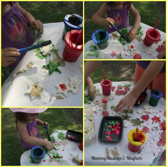 Make your own salt dough Christmas ornaments with children in half the time using this easy microwave version. Lots of fun for home or childcare!