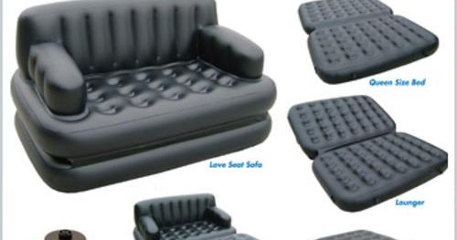 5 in 1 air sofa bed naaptol