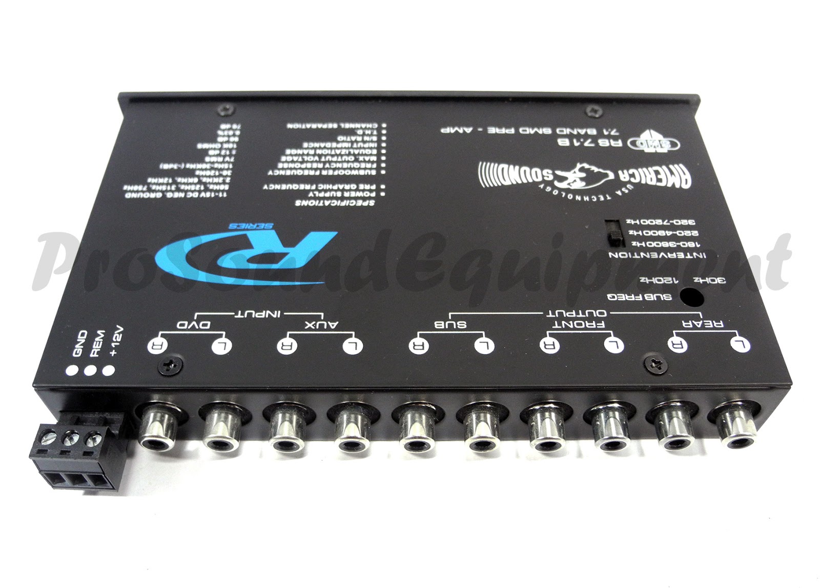 PRO SOUND EQUIPMENT TRADING: AMERICA SOUND RS 7.1B REFERENCE SERIES 7.1 ...