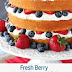 Fresh Berry Vanilla Layered Cake