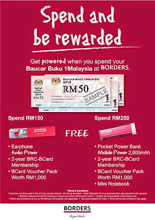 Borders Malaysia special BB1M promotions