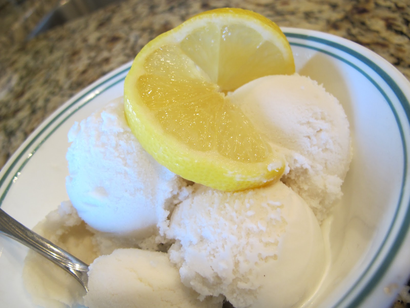Simple. Healthy. Tasty Lemon Ice Cream