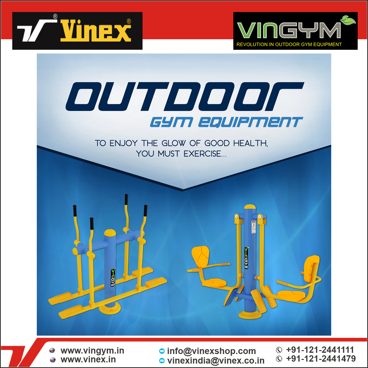 VINGYM Outdoor Gym & Fitness Equipment, Buy Green GYM Equipment Online