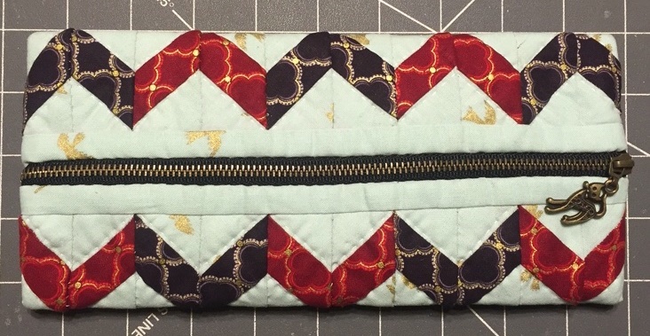 Simple cosmetic bags, patchwork. How to Sew Photo Sewing Tutorial.