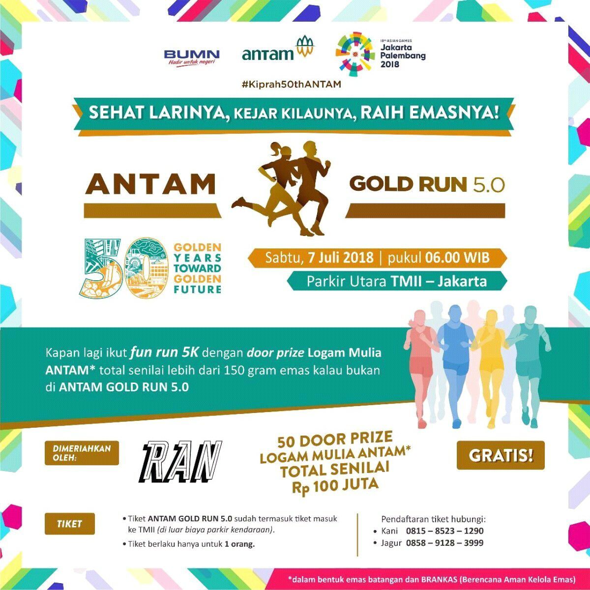 🔍 Antam Gold Run 5.0 • 2018 Antam Gold Run 5.0 • 2018