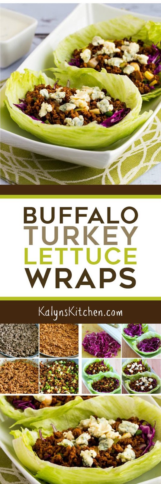Buffalo Turkey Lettuce Wraps Kalyn's Kitchen