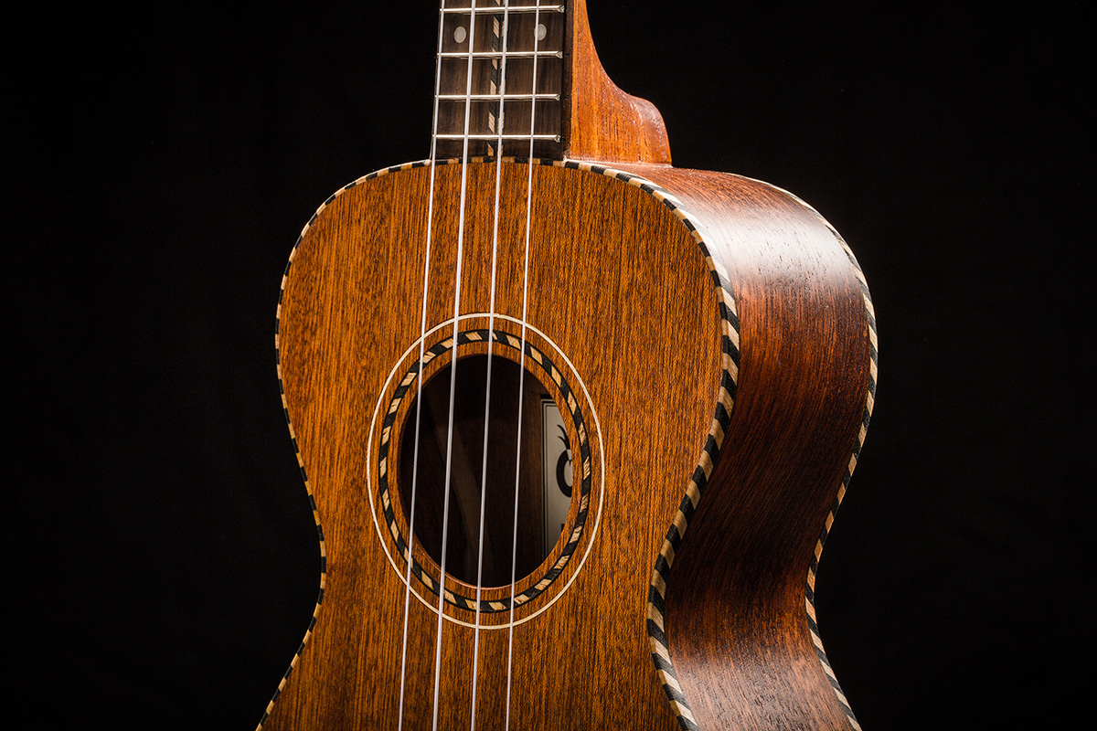 CK28 Concert Size "Vintage Nunes' Style Solid Mahogany Ukulele with