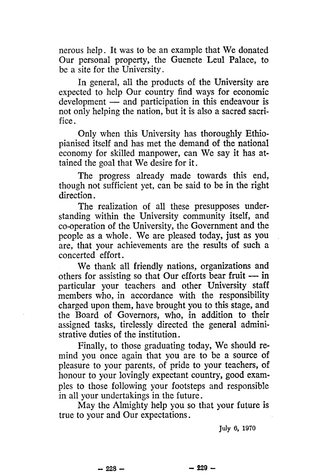 Short graduation speech image