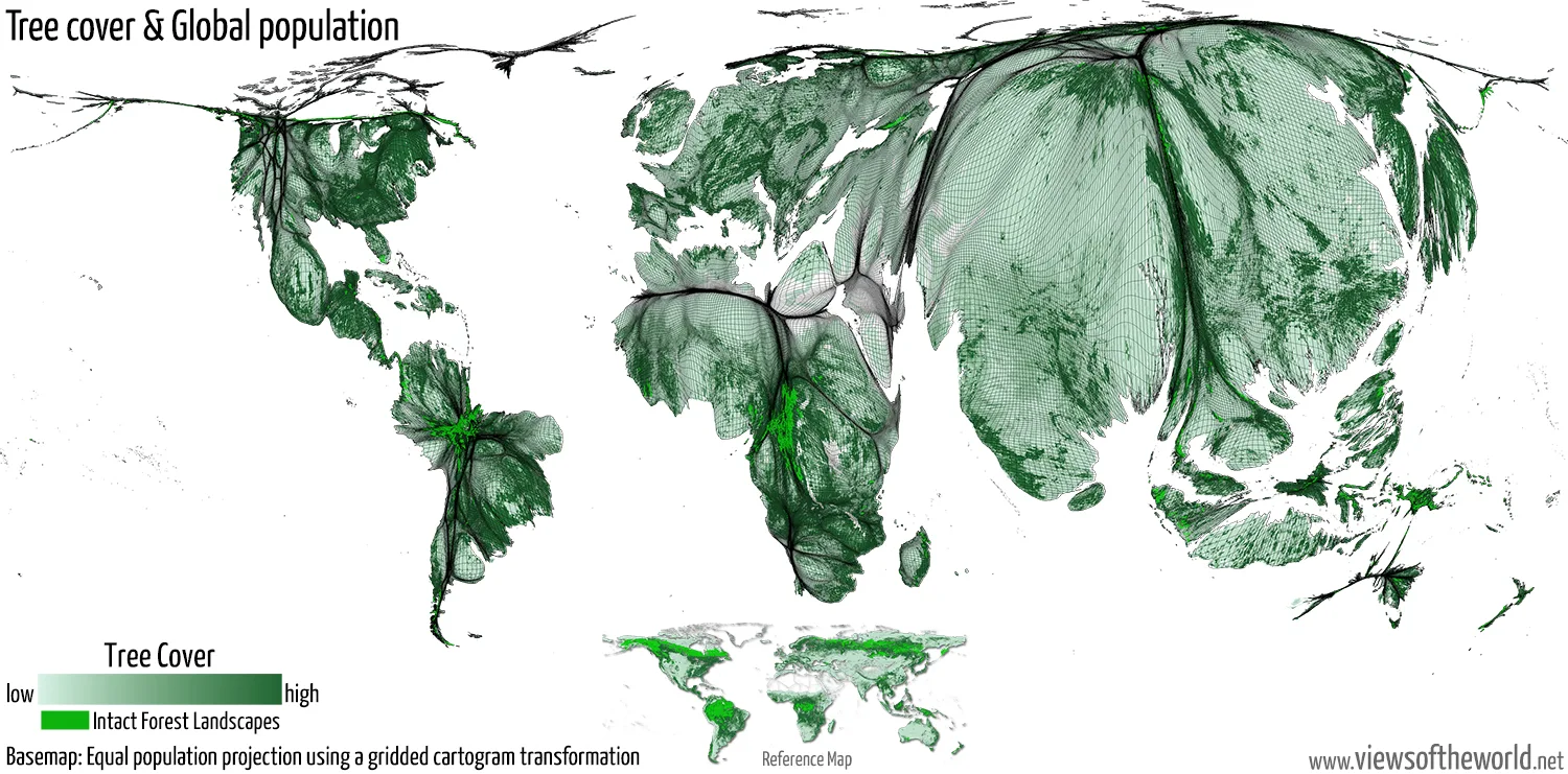 Global tree cover