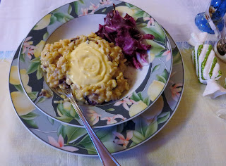 risotto con radicchio alla crema di stracchino