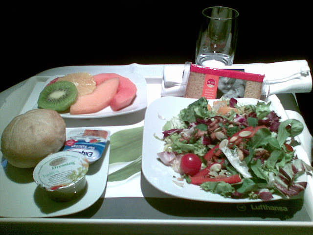 gluten free meal Business Class Lufthansa
